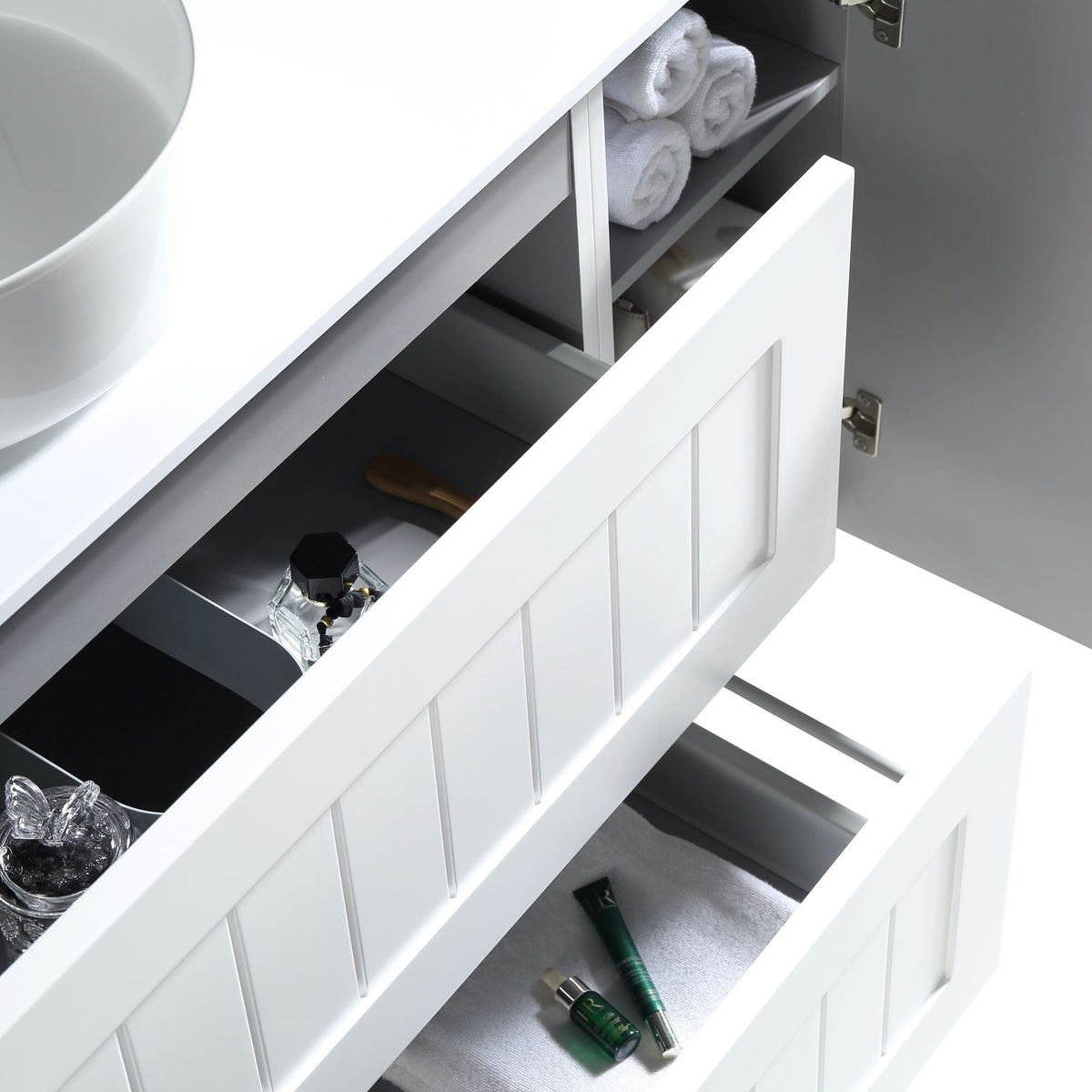 MELA HAMPTON 1050 Wall Hung Vanity with Door & Drawers, view 3