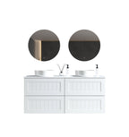 MELA HAMPTON 1500 Wall Hung Vanity with Drawers