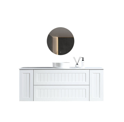 MELA HAMPTON 1800 Wall Hung Vanity with 2 Doors & 2 Drawers