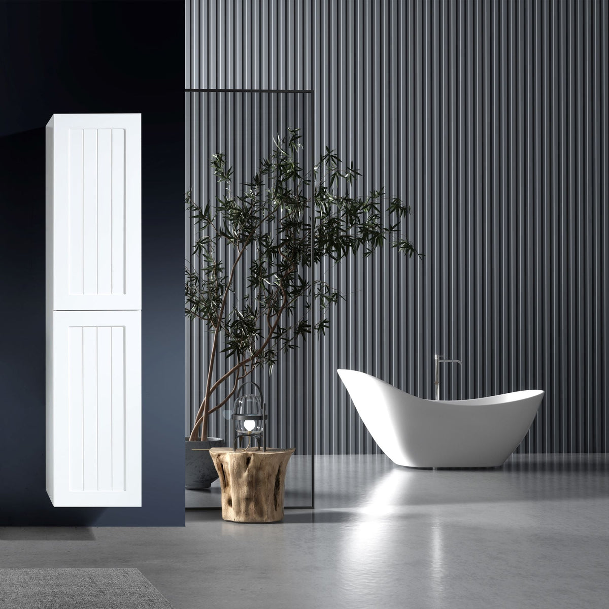 MELA HAMPTON 400 Wall Hung Tallboy, view 2