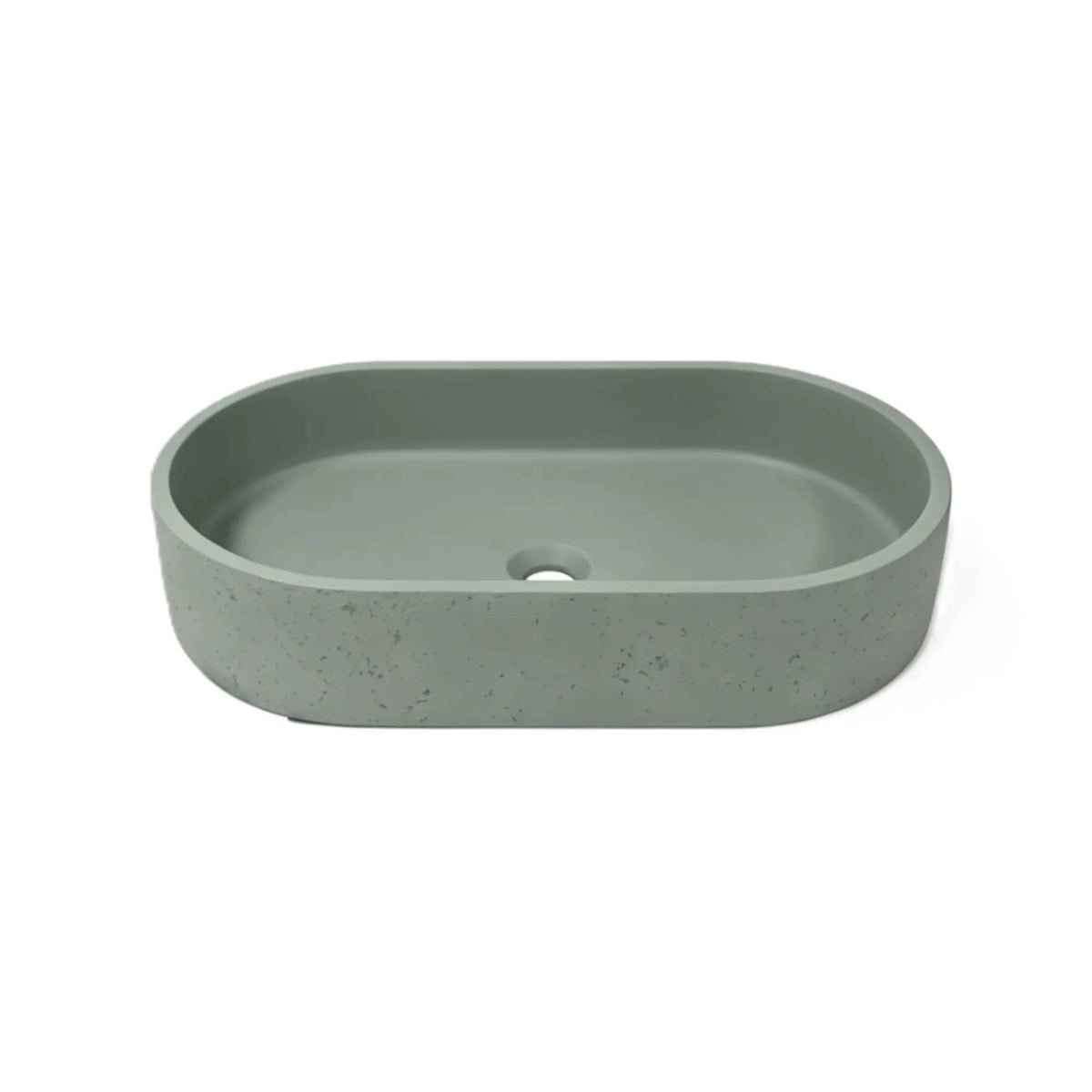 MELA JADE Above Counter Concrete Basin in Sage