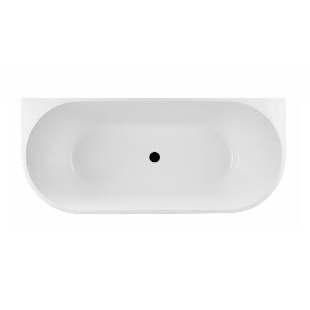 MELA KORI Back to Wall Bath in 1700mm, view 2