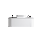 MELA LUNA 1200 Curved Wall Hung Vanity with Drawer
