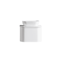 MELA LUNA 600 Curved Wall Hung Vanity with Drawer