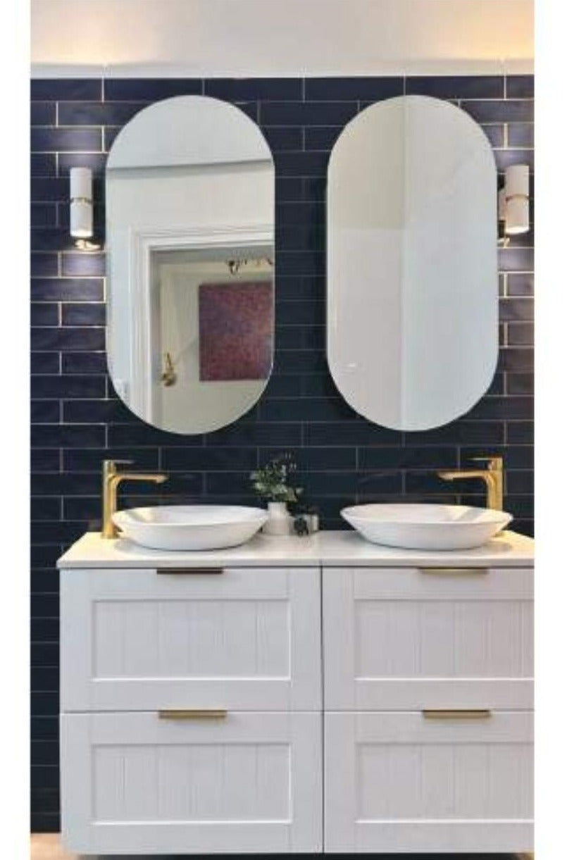 MELA MIA 450 oval mirror cabinet
