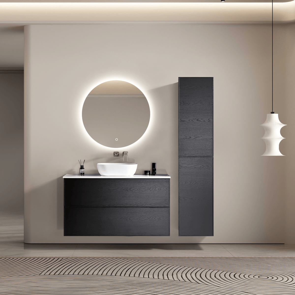 MELA MILANO 1200 Wall Hung Vanity with Drawers, view 2