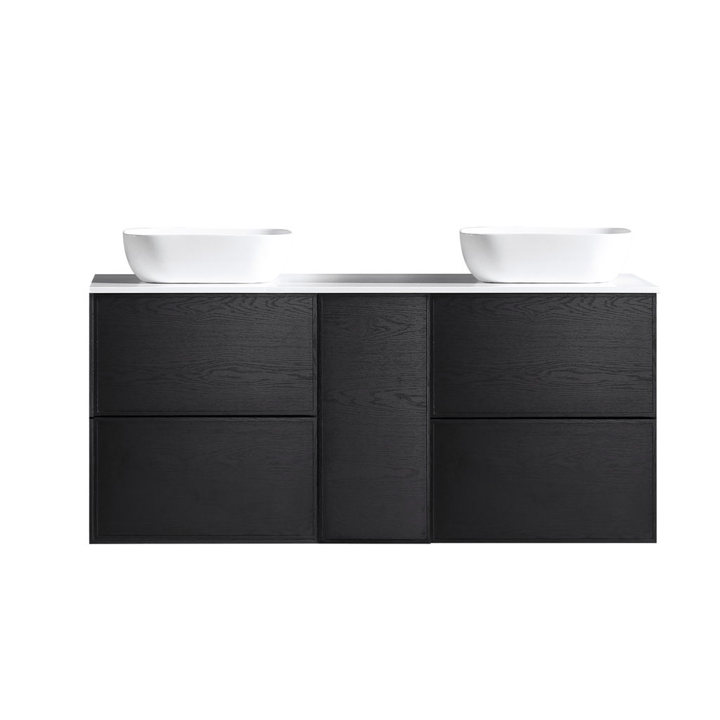 MELA MILANO 1500 Wall Hung Vanity with Door & 2 Drawers