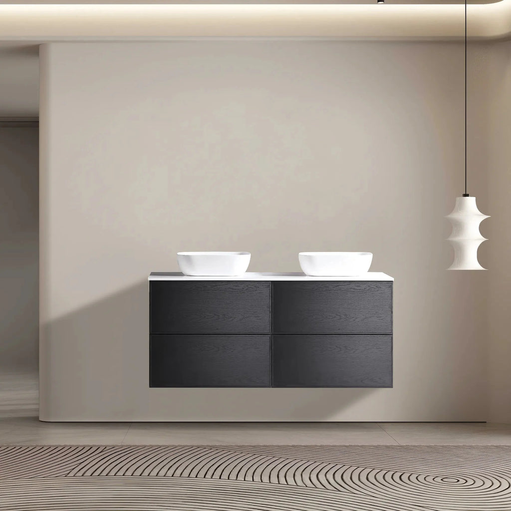 MELA MILANO 1500 Wall Hung Vanity with Drawers, view 2