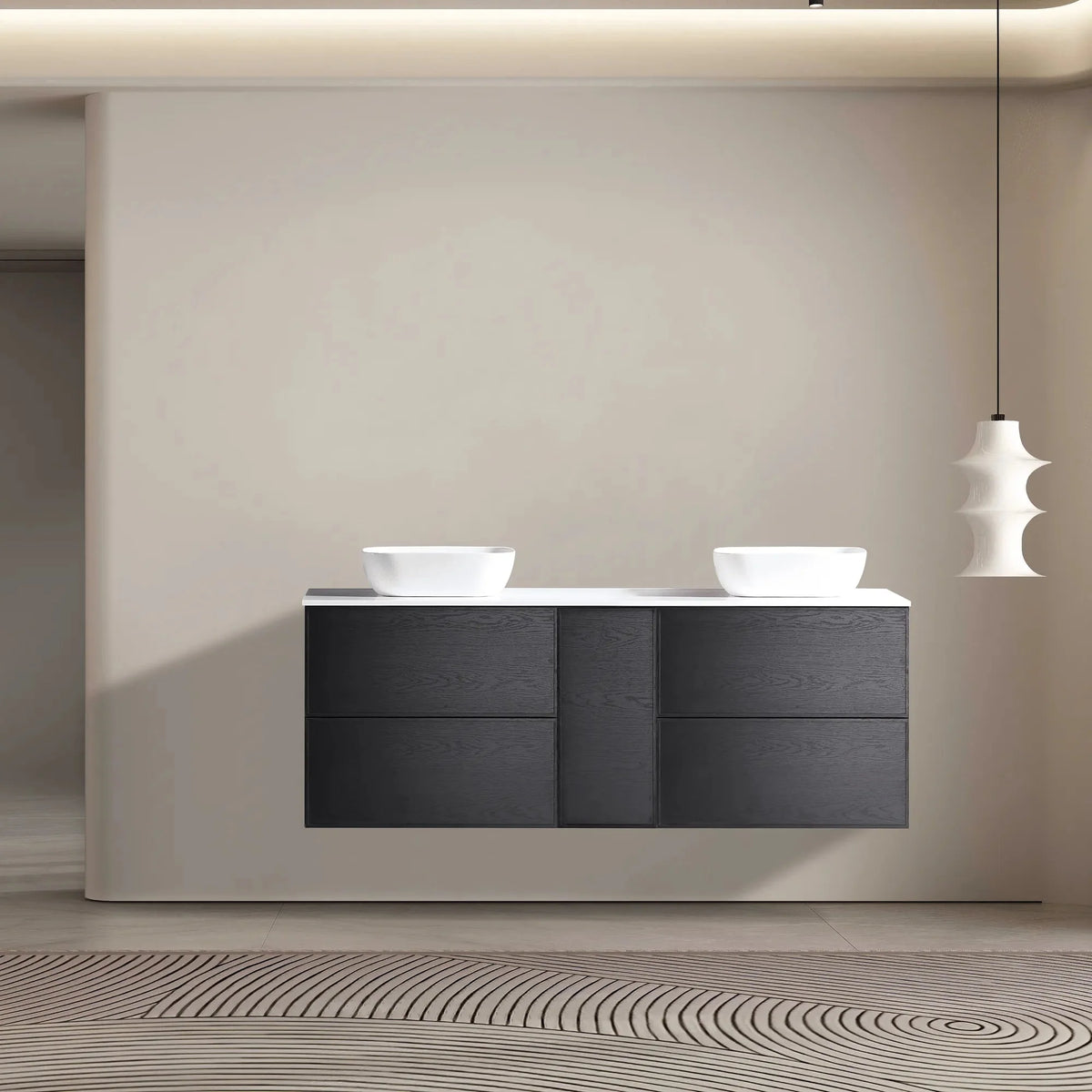 MELA MILANO 1800 Wall Hung Vanity with Door & 2 Drawers, view 2