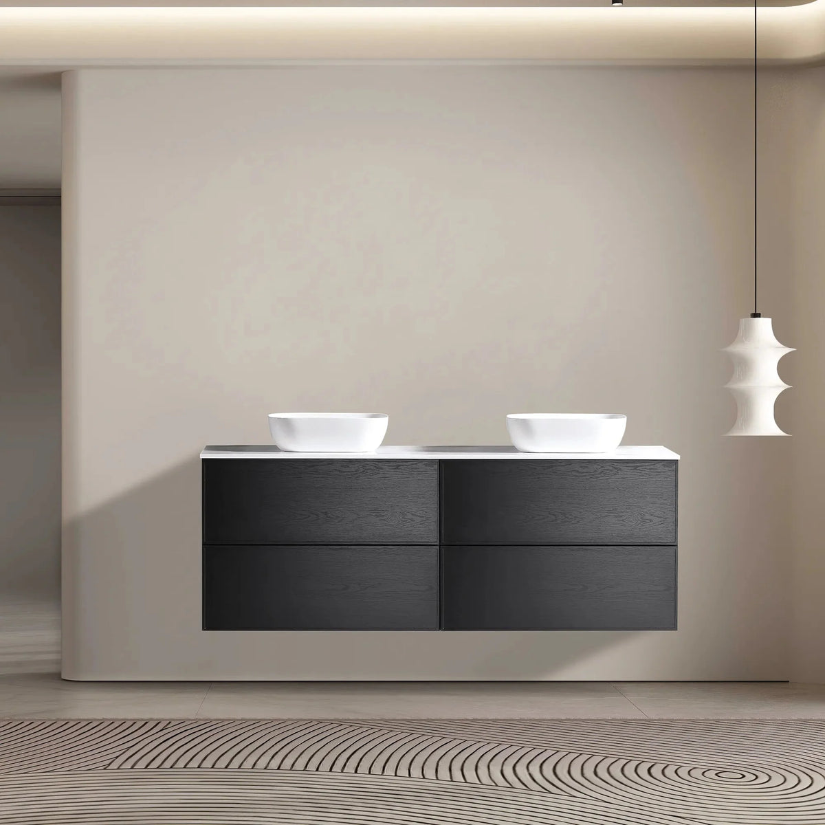 MELA MILANO 1800 Wall Hung Vanity with Drawers, view 2