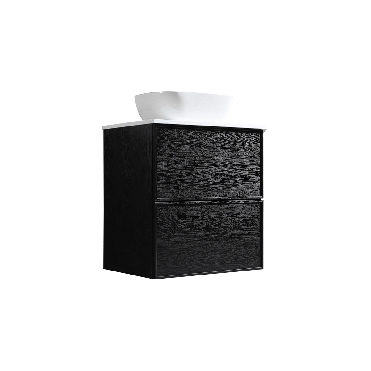 MELA MILANO 600 Wall Hung Vanity with Drawers, view 3