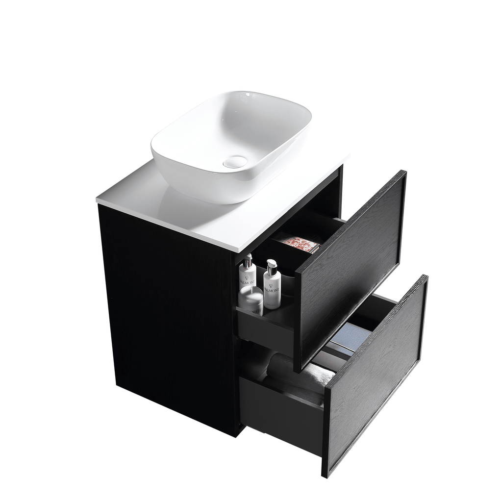 MELA MILANO 600 Wall Hung Vanity with Drawers, view 4
