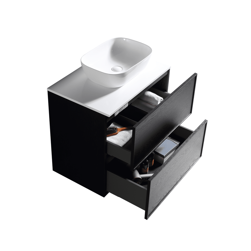 MELA MILANO 750 Wall Hung Vanity with Drawers, view 4