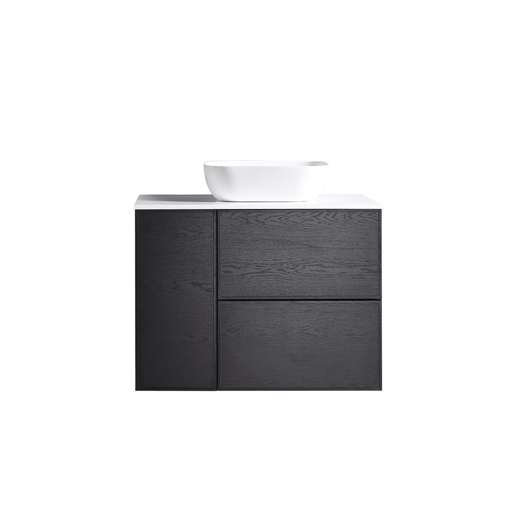 MELA MILANO 900 Wall Hung Vanity with Door & Drawers