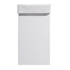 MELA MOSES 400 Wall Hung Powder Room Vanity with Door in Gloss White