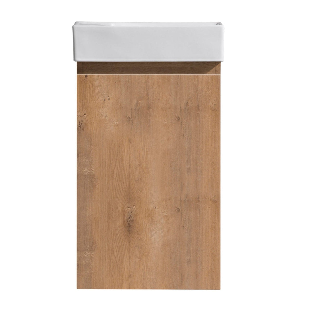 MELA MOSES 400 Wall Hung Powder Room Vanity with Door in Snafell