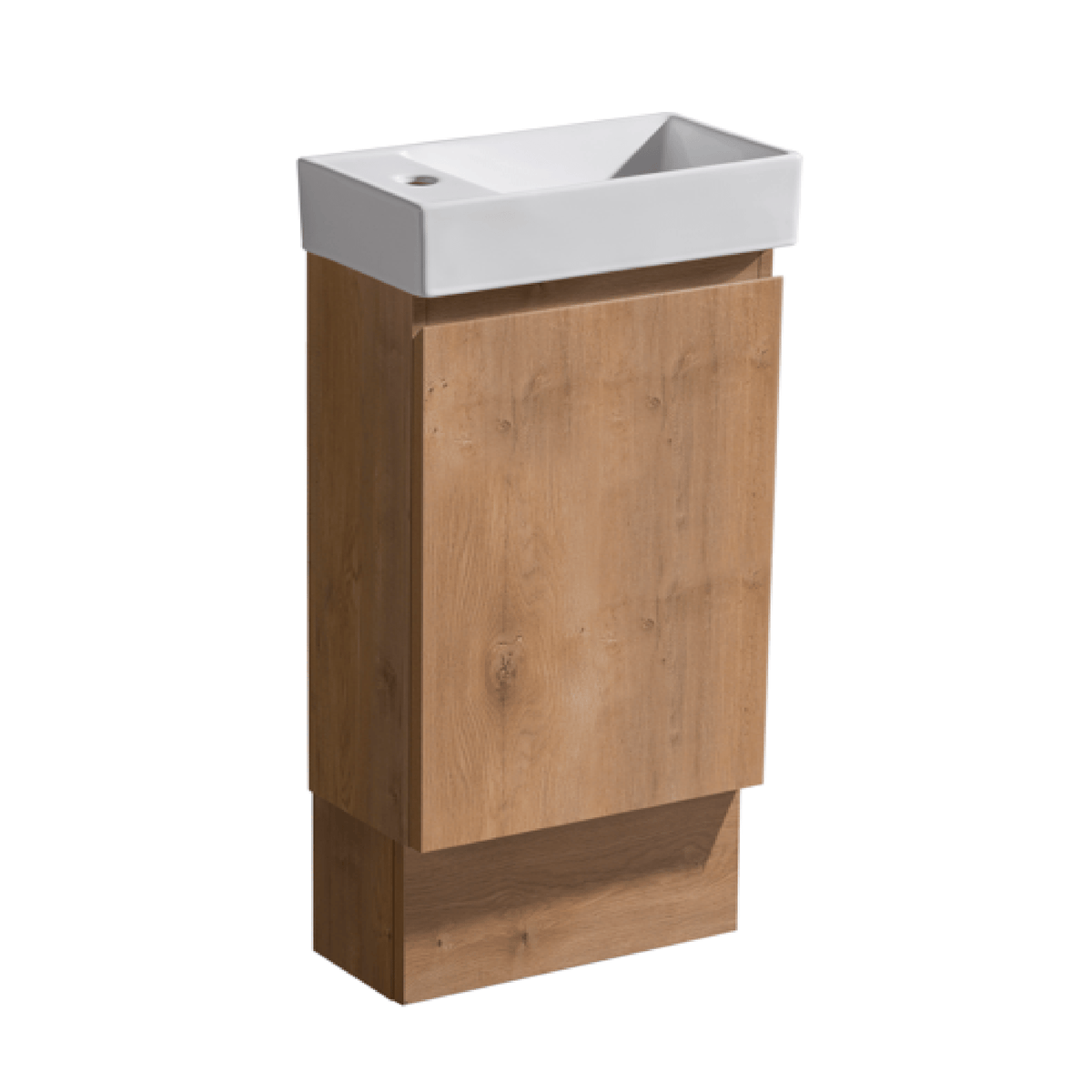 MELA MOSES 400 Wall Hung Powder Room Vanity with Door in Snafell, view 2