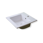 MELA MYRA Inset Basin, gloss white, MYRA.INSET, view 2