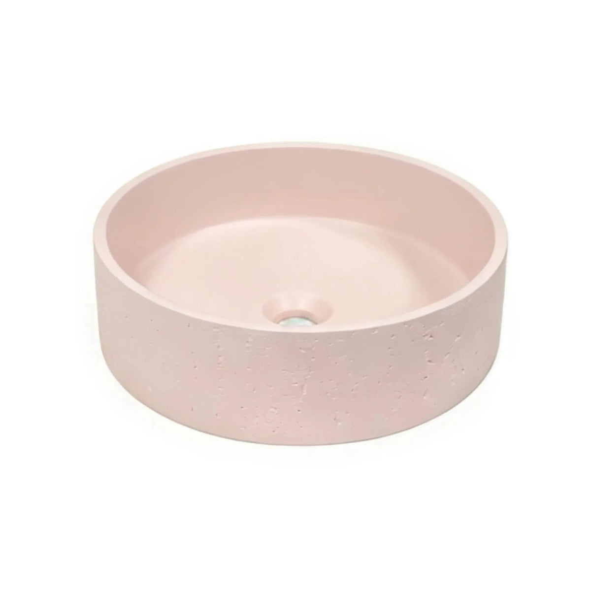 MELA NUDA Above Counter Concrete Basin in Pink