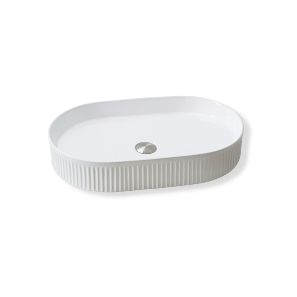 MELA OVALI Above Counter Basin, gloss white, OVALI.ABOVE