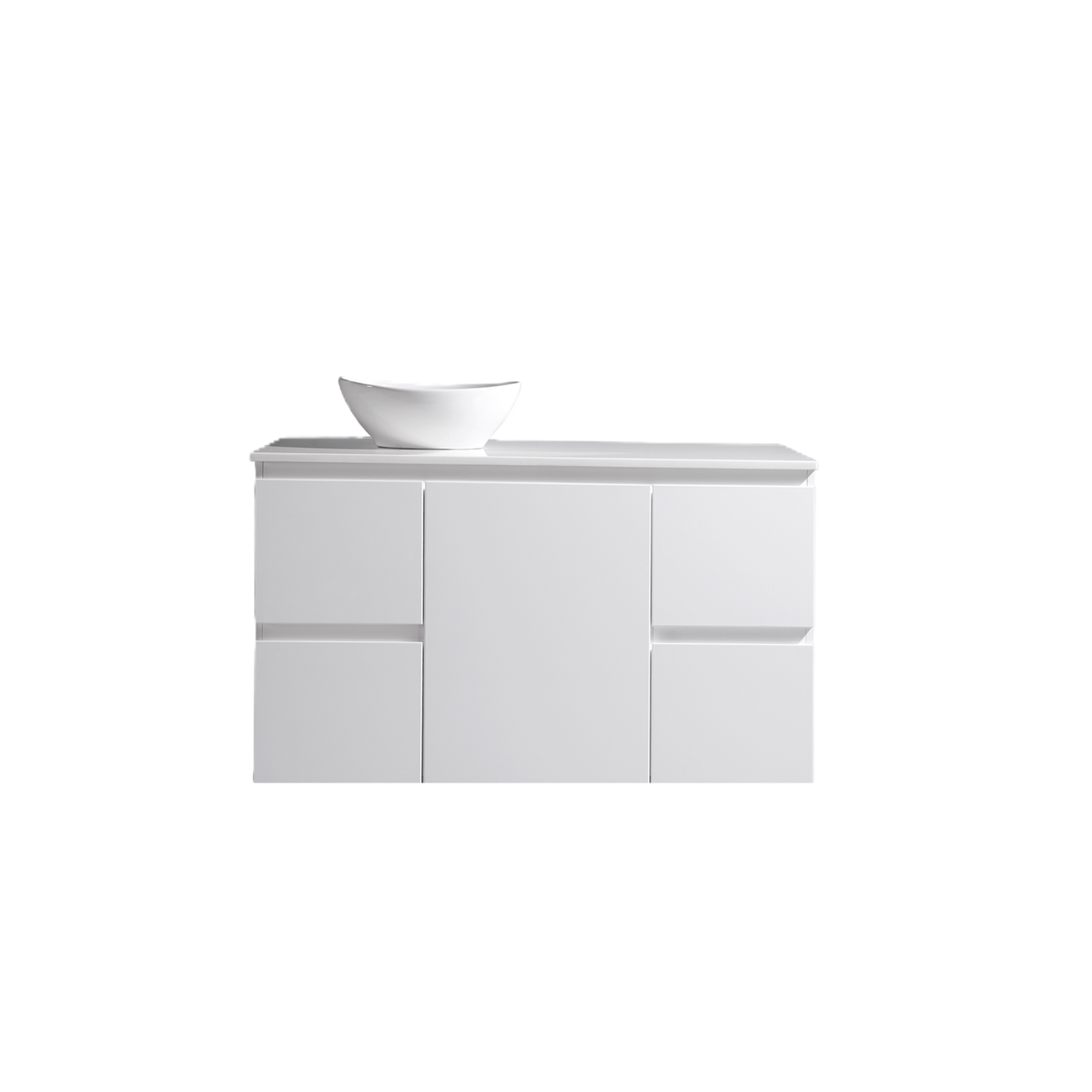 MELA PADDY 1200 Wall Hung Vanity in Gloss White