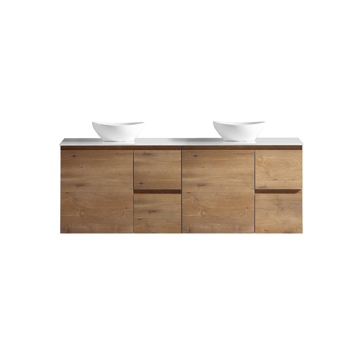 MELA PADDY 1500 Double Wall Hung Vanity in Snafell