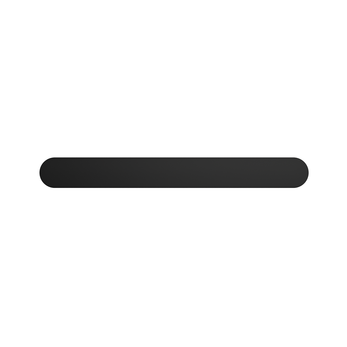 MELA PALCO / RONDO Hand Towel Rail in Matt Black, view 2