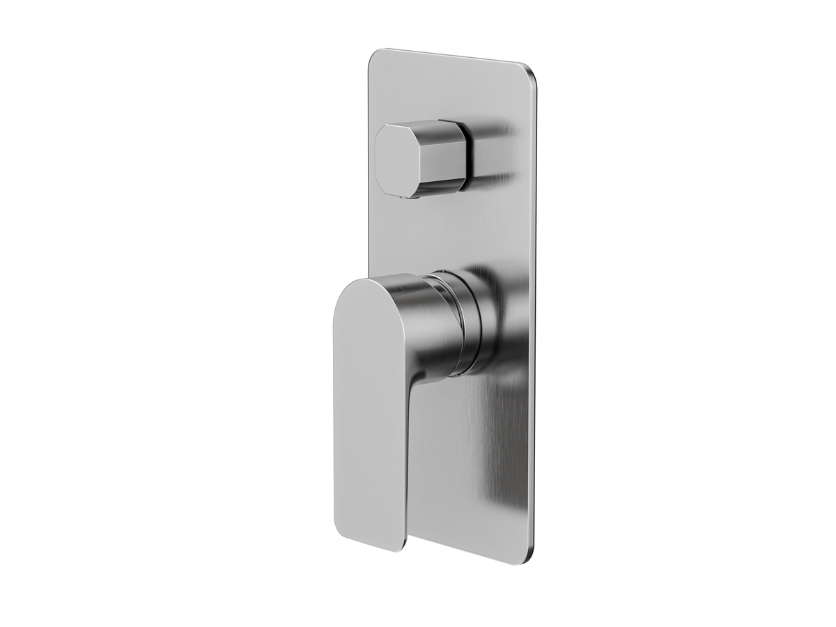 MELA PALCO Wall Mixer with Diverter in Brushed Nickel