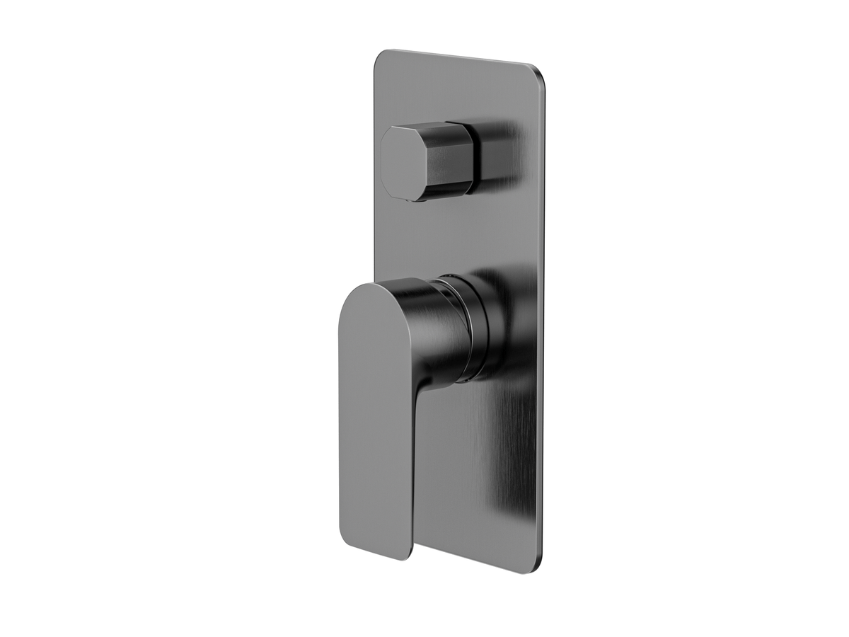 MELA PALCO Wall Mixer with Diverter in Gun Metal