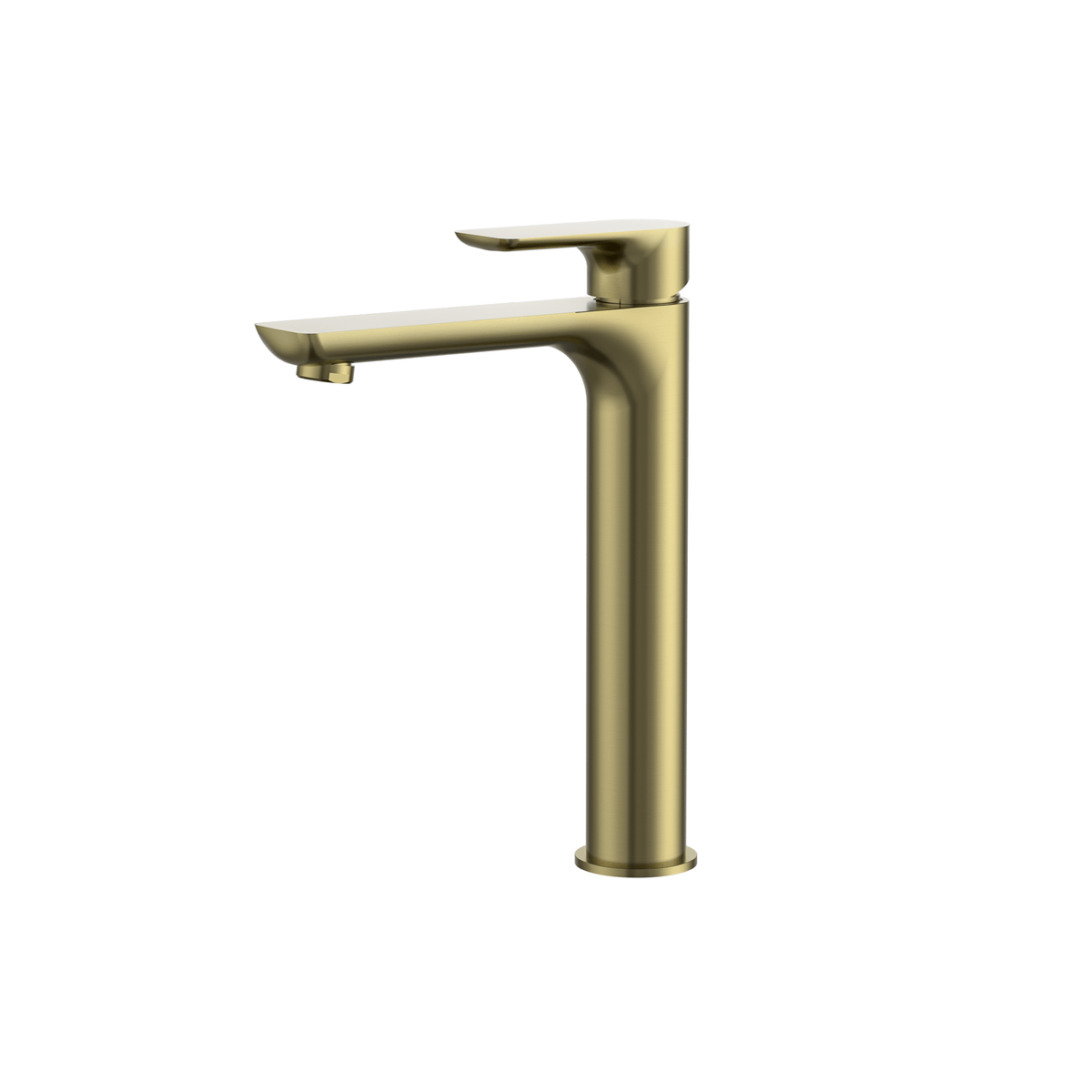 MELA PALCO Tall Basin Mixer in Brushed Brass