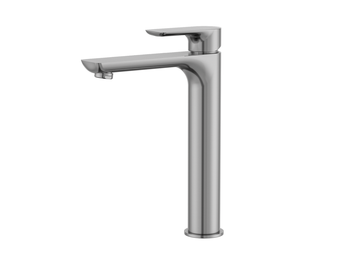 MELA PALCO Tall Basin Mixer in Brushed Nickel