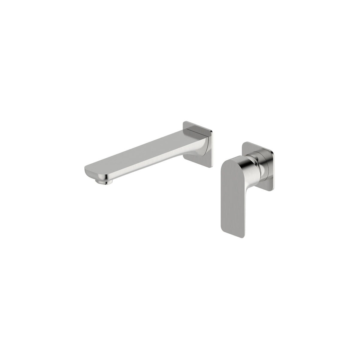 MELA PALCO Wall Spout & Mixer Set in Brushed Nickel