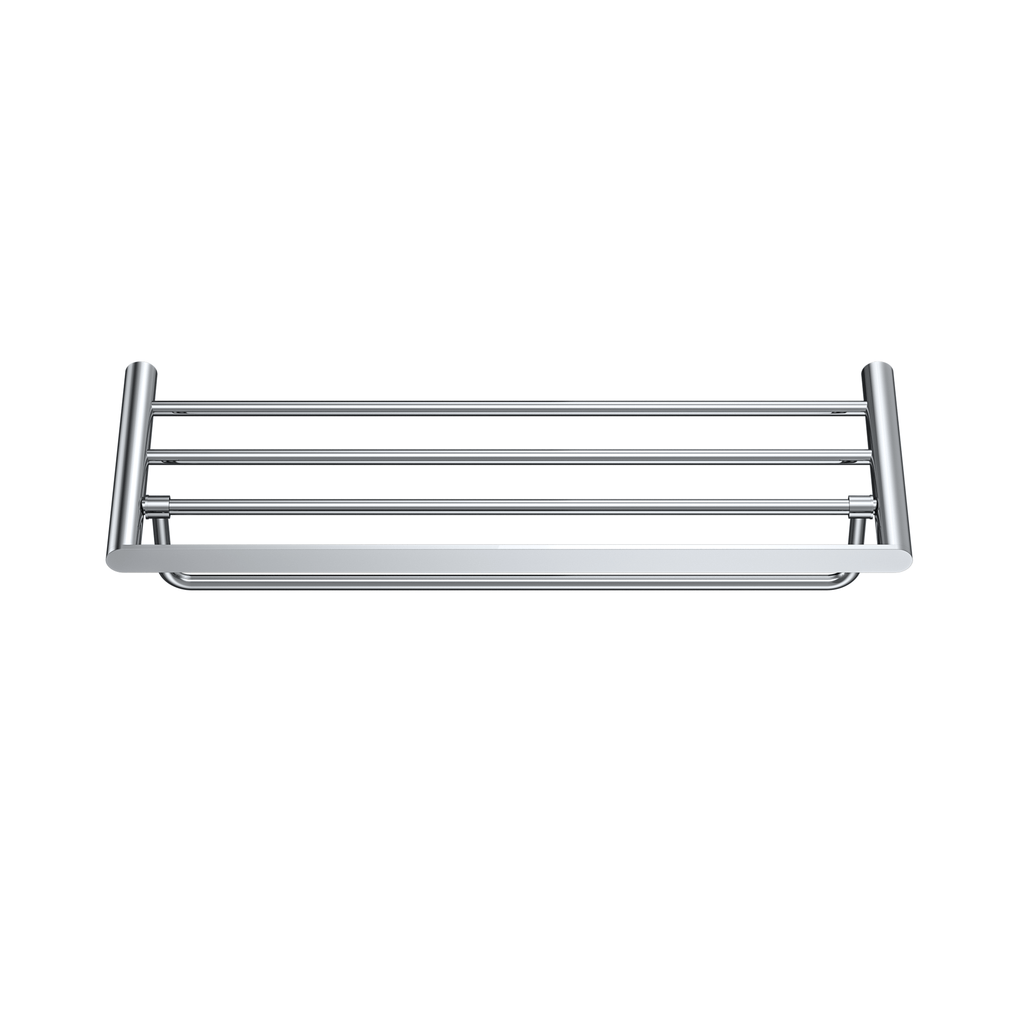 MELA PALCO / RONDO Bath Towel Shelf in Chrome, view 2