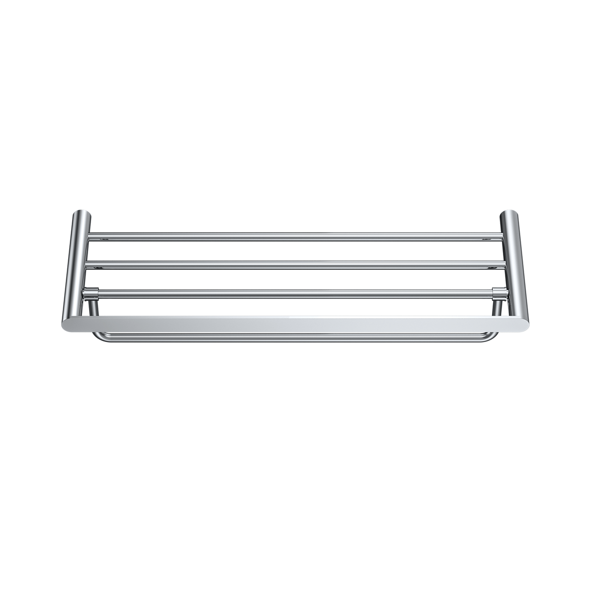 MELA PALCO / RONDO Bath Towel Shelf in Chrome, view 2