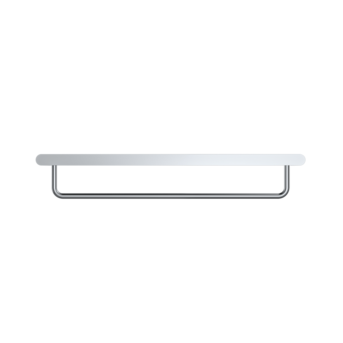 MELA PALCO / RONDO Bath Towel Shelf in Chrome, view 3