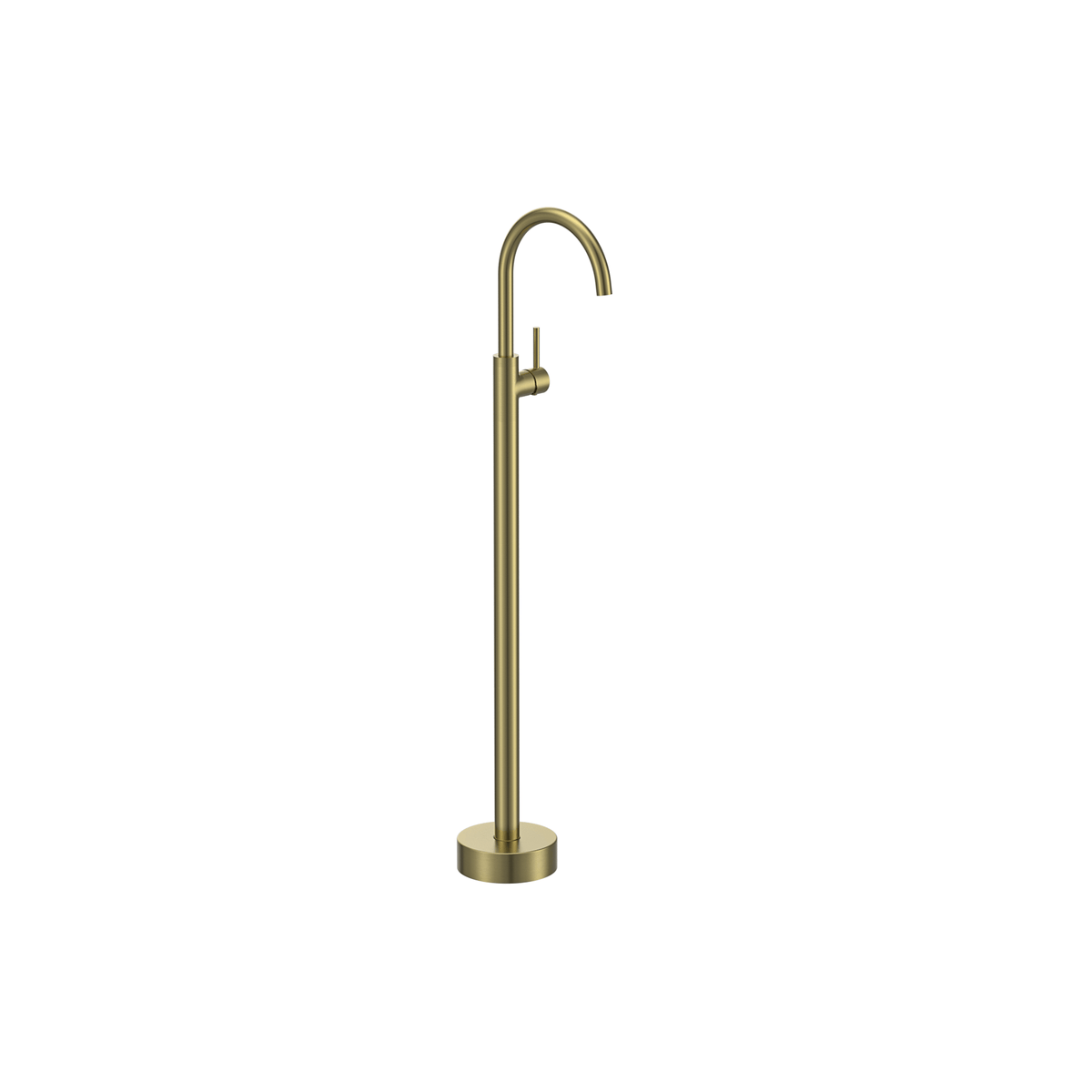 MELA PALCO / RONDO Free Standing Bath Mixer in Brushed Brass