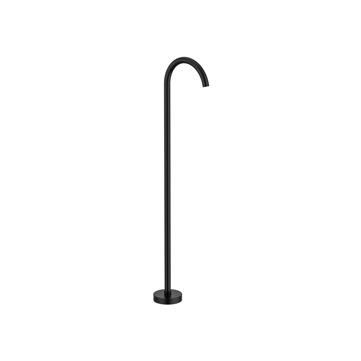 MELA PALCO / RONDO Free Standing Bath Spout in Matt Black