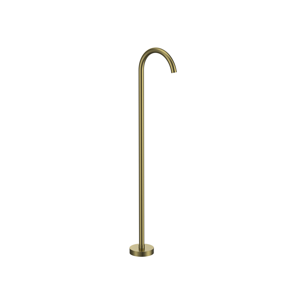 MELA PALCO / RONDO Free Standing Bath Spout in Brushed Brass