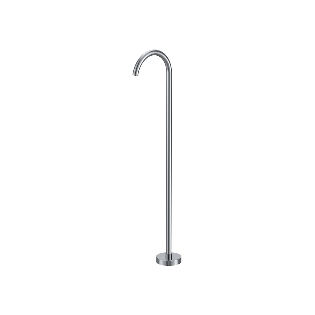 MELA PALCO / RONDO Free Standing Bath Spout in Chrome, view 2