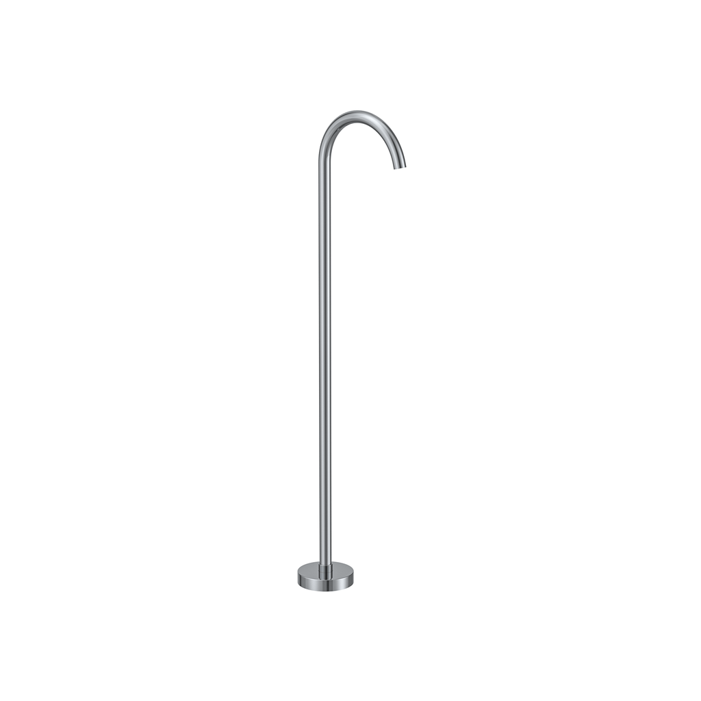 MELA PALCO / RONDO Free Standing Bath Spout in Chrome