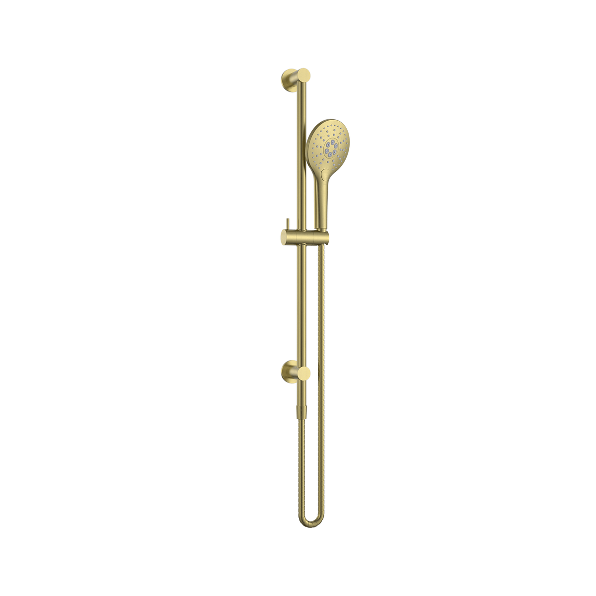 MELA PALCO / RONDO Hand Shower Set with Rail in Brushed Brass