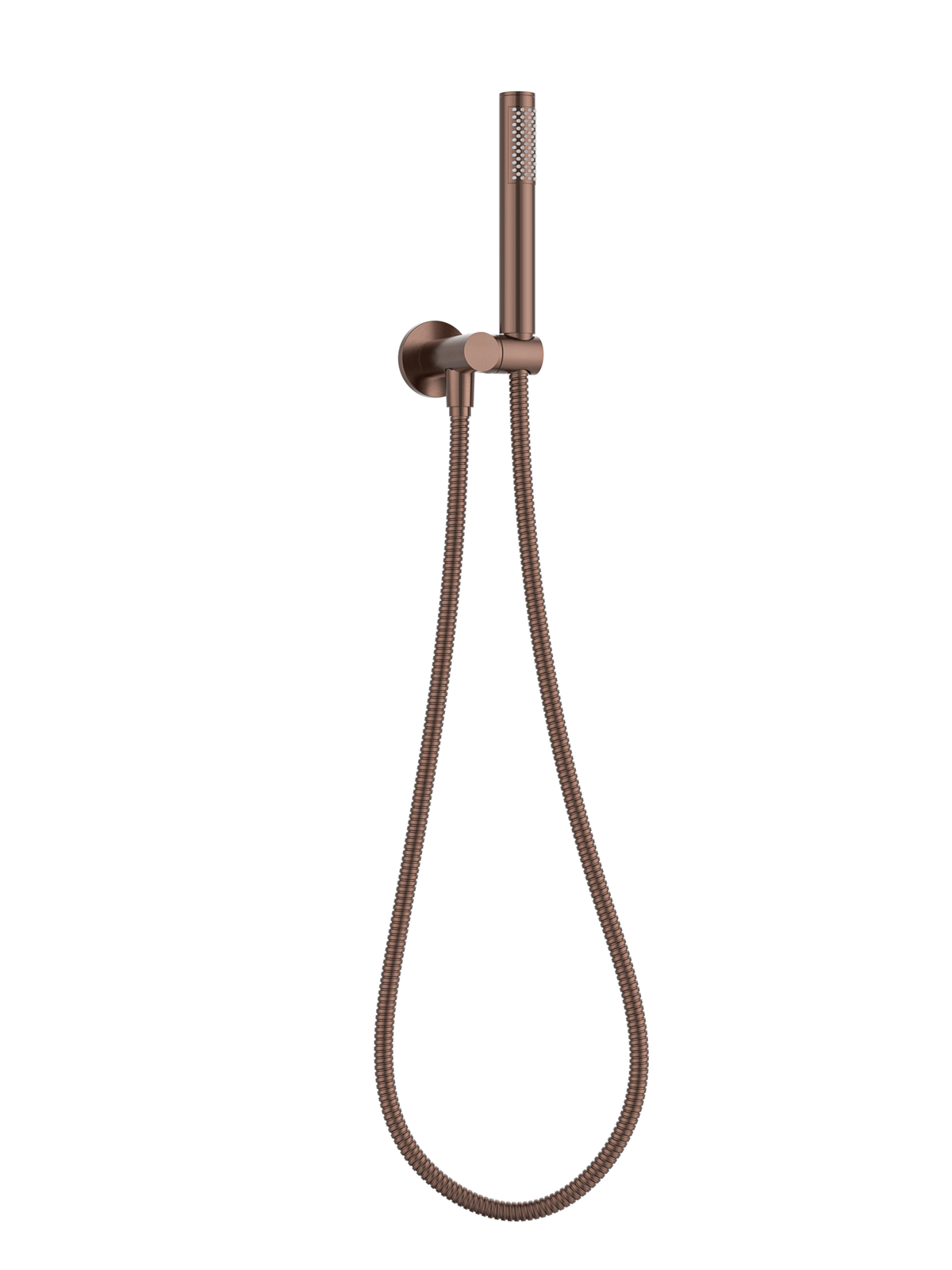 MELA PALCO / RONDO Hand Shower Set without Rail in Brushed Copper