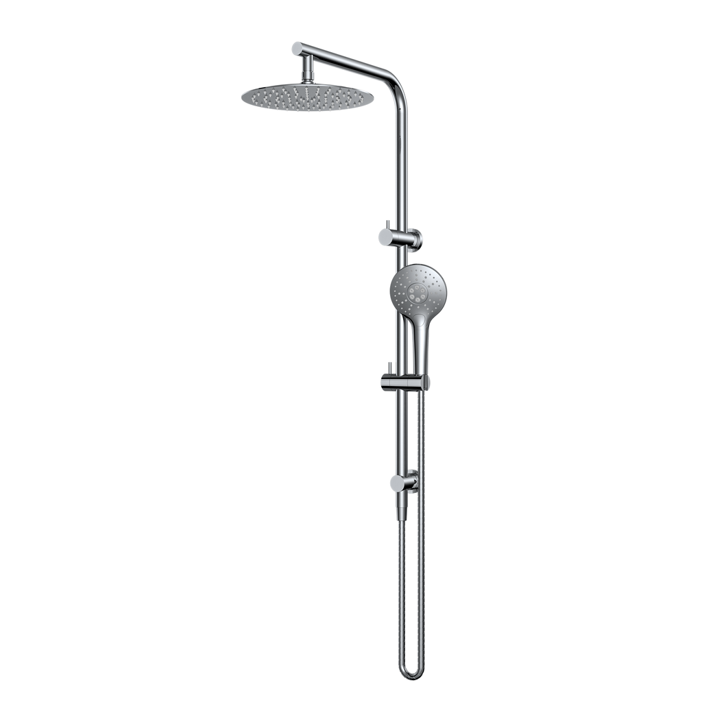 MELA PALCO / RONDO Combination Shower Set with Rail in Chrome, view 2