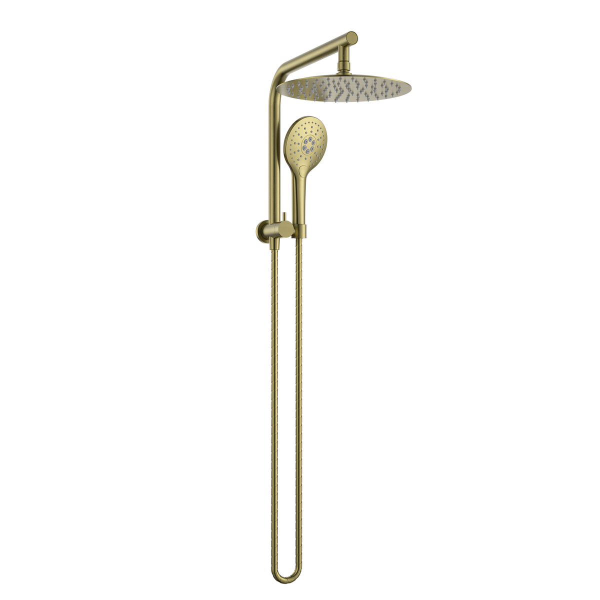 MELA PALCO / RONDO Combination Shower Set without Rail in Brushed Brass
