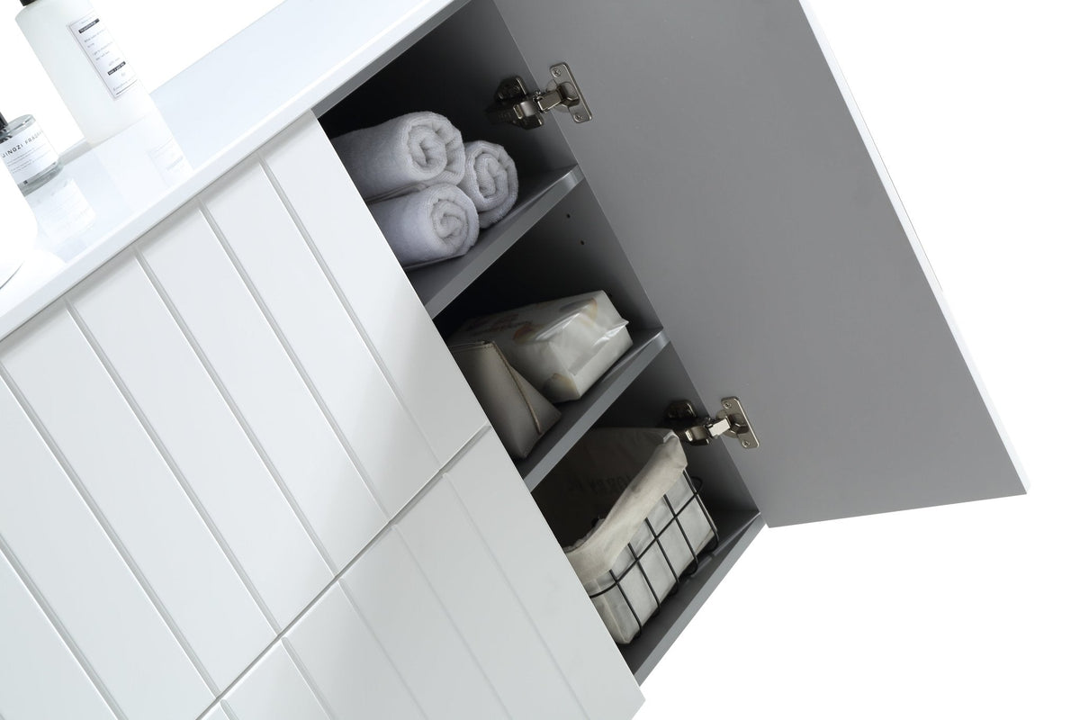 MELA PASTEL 1500 Wall Hung Vanity with Door & 4 Drawers, view 4
