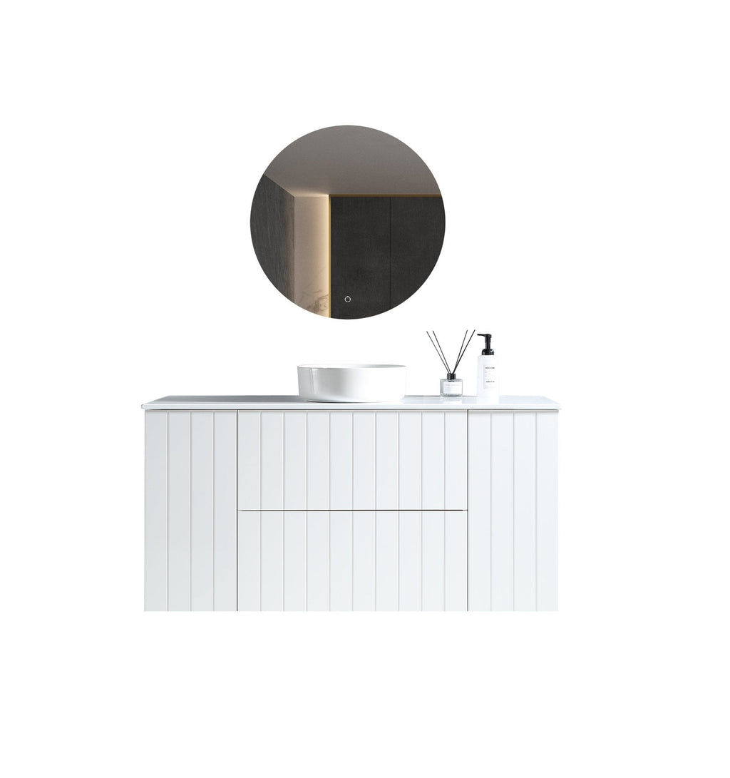 MELA PASTEL 1800 Wall Hung Vanity with 2 Doors & 2 Drawers