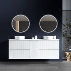 MELA PASTEL 1800 Wall Hung Vanity with Door & 4 Drawers, view 2