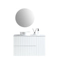 MELA PASTEL 900 Wall Hung Vanity with Door & Drawers