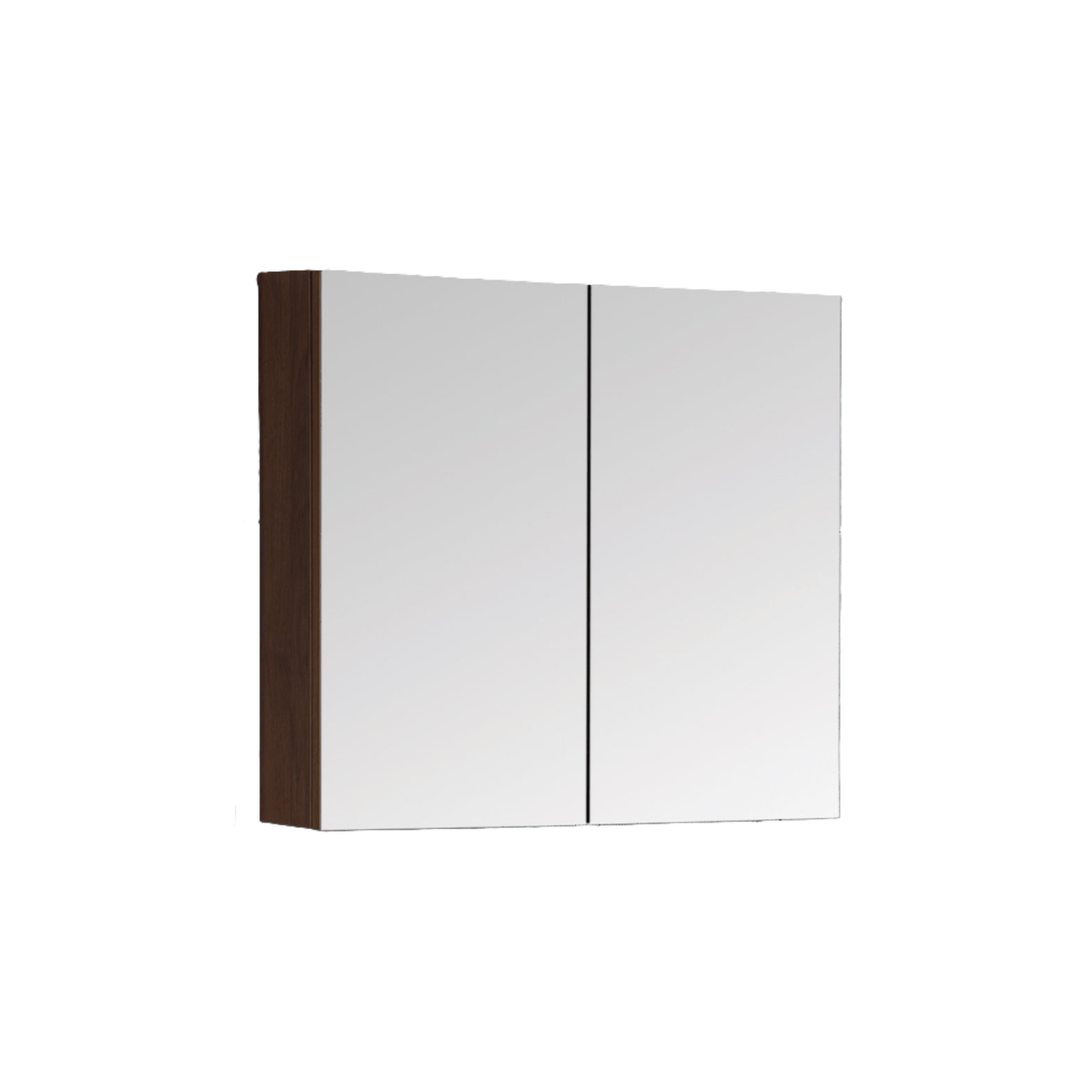 MELA PORTER Mirror Cabinet in 750mm / Walnut