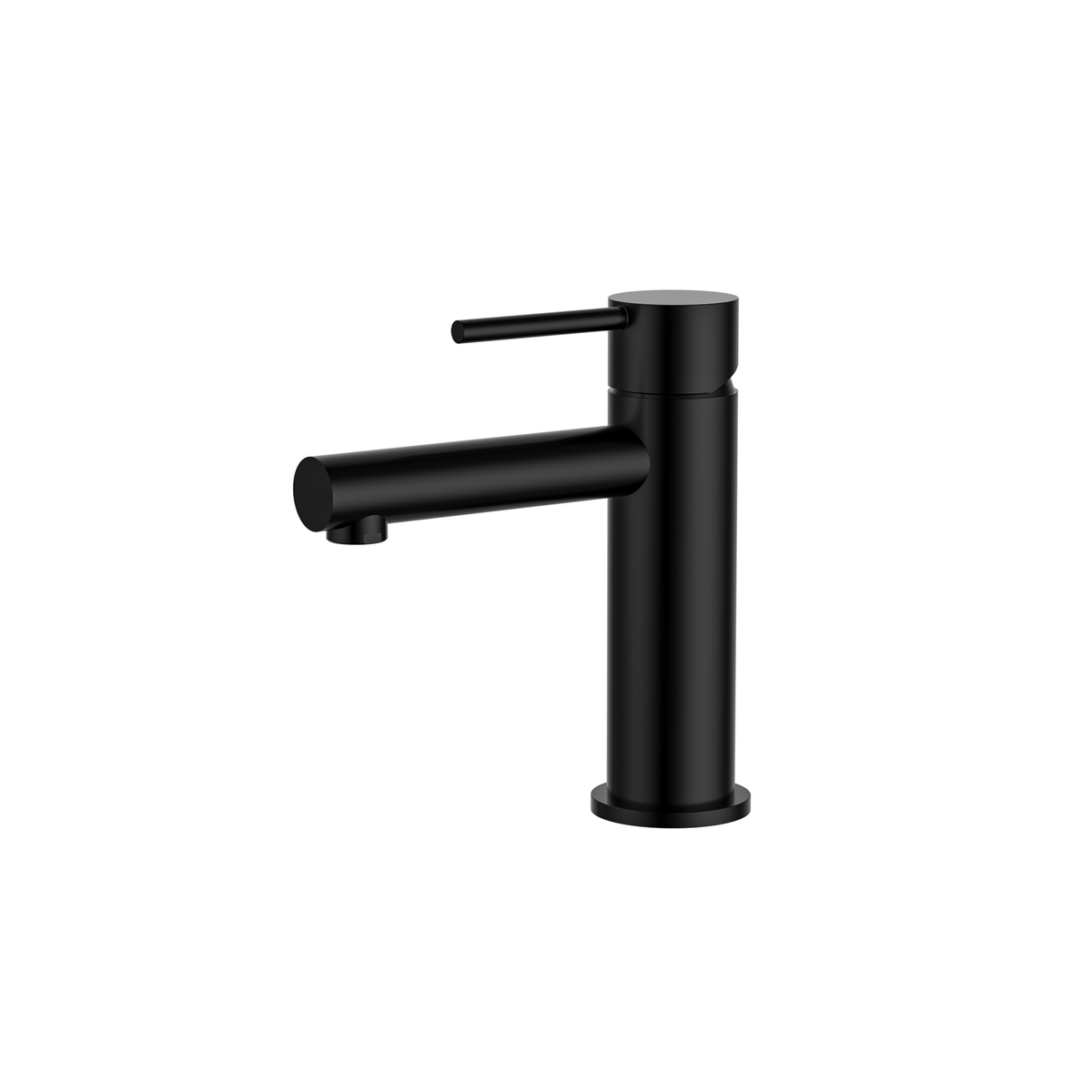 MELA RONDO Basin Mixer in Matt Black
